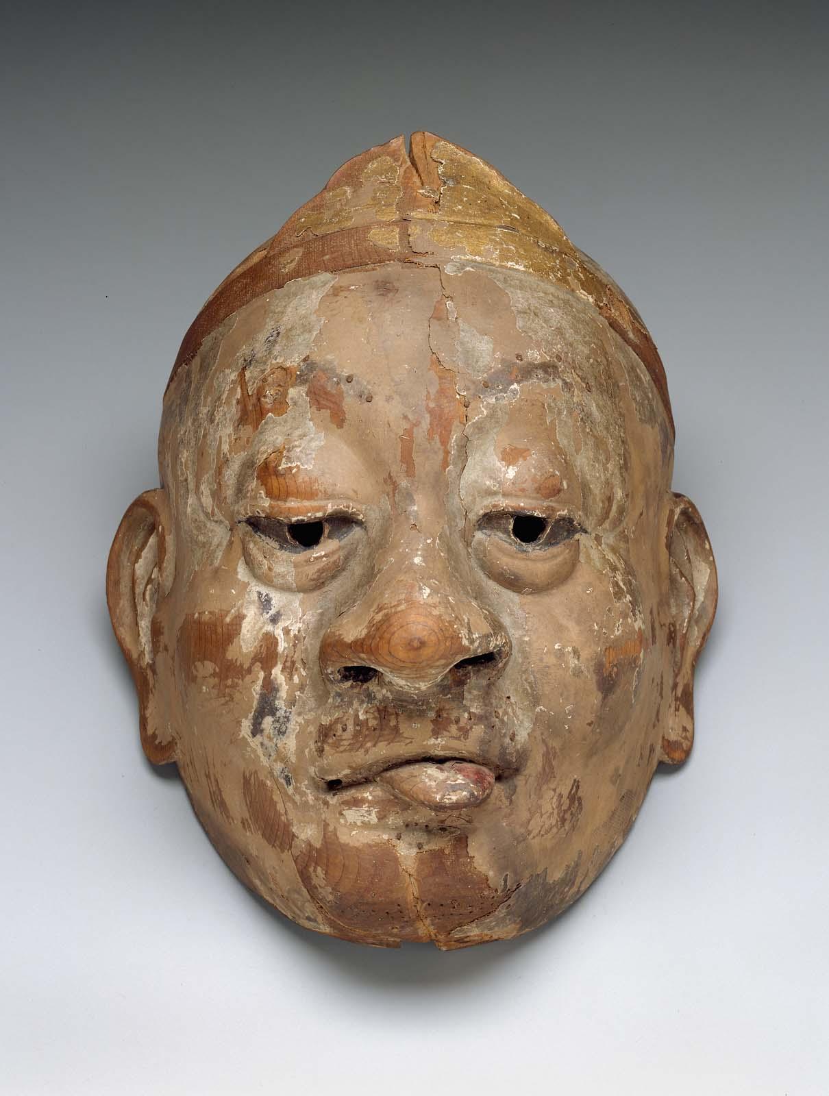 Bugaku mask, possibly of the Kotokuraku-heishitori type – Works – Museum of  Fine Arts, Boston