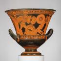 Mixing Bowl Calyx Krater Depicting Dueling Scenes From The Trojan War