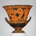 Mixing Bowl Calyx Krater Depicting Dueling Scenes From The Trojan War