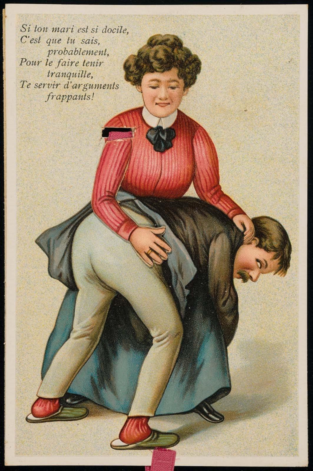 Woman spanking a man – Works – Museum of Fine Arts, Boston