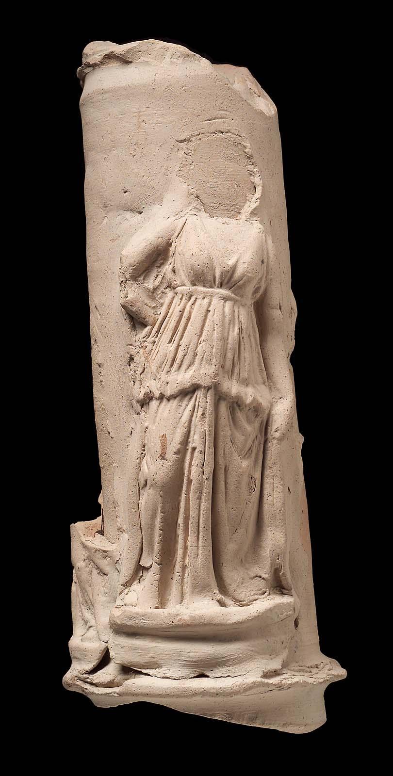 Pillar With Figures Of Hekate And Horae In Relief Works Museum Of