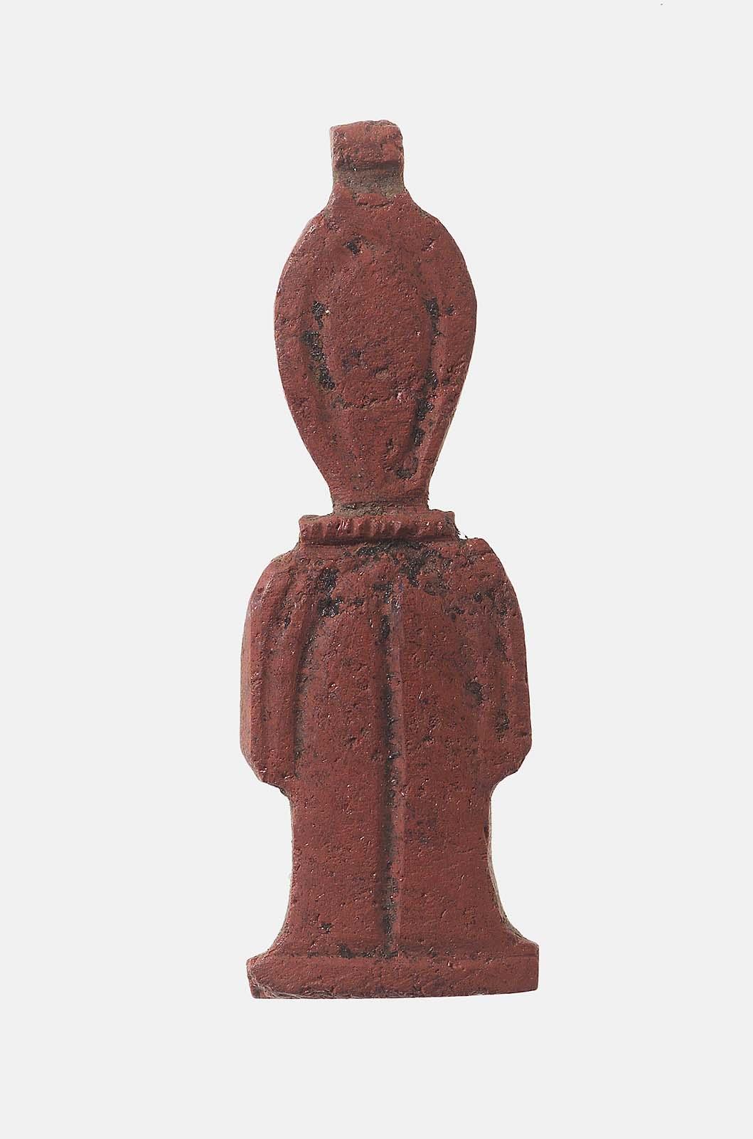 Girdle of Isis amulet in red carnelian, Musée du Louvre (E 2208). ©