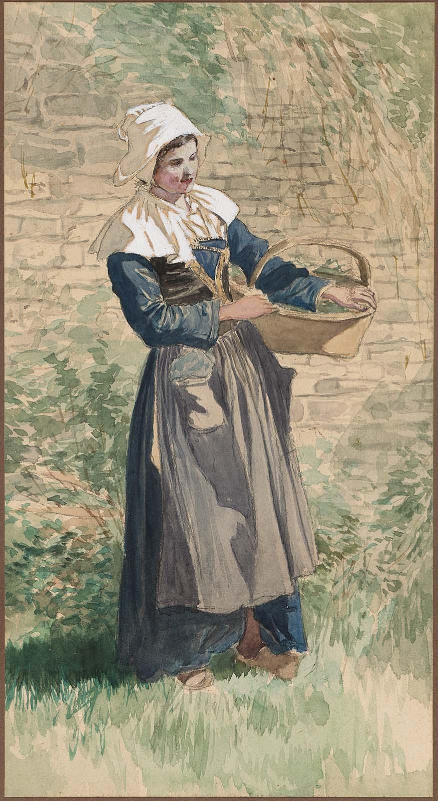 French Peasant Woman Works Museum of Fine Arts, Boston