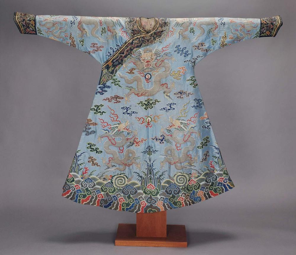 Man's semi-formal court robe (jifu) – Works – Museum of Fine Arts, Boston