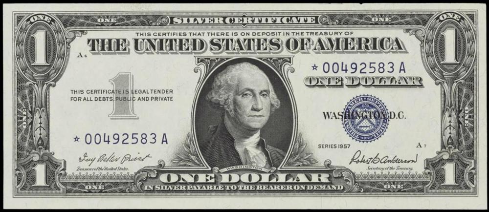 Silver Certificate Star Note – Works – Museum Of Fine Arts, Boston