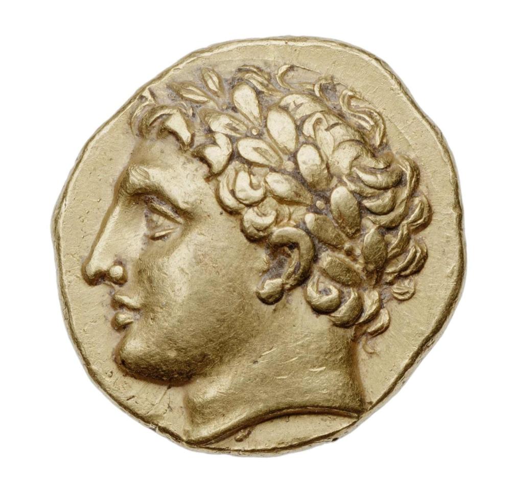 Tetrobol of Syracuse with head of Apollo, struck under Agathokles ...