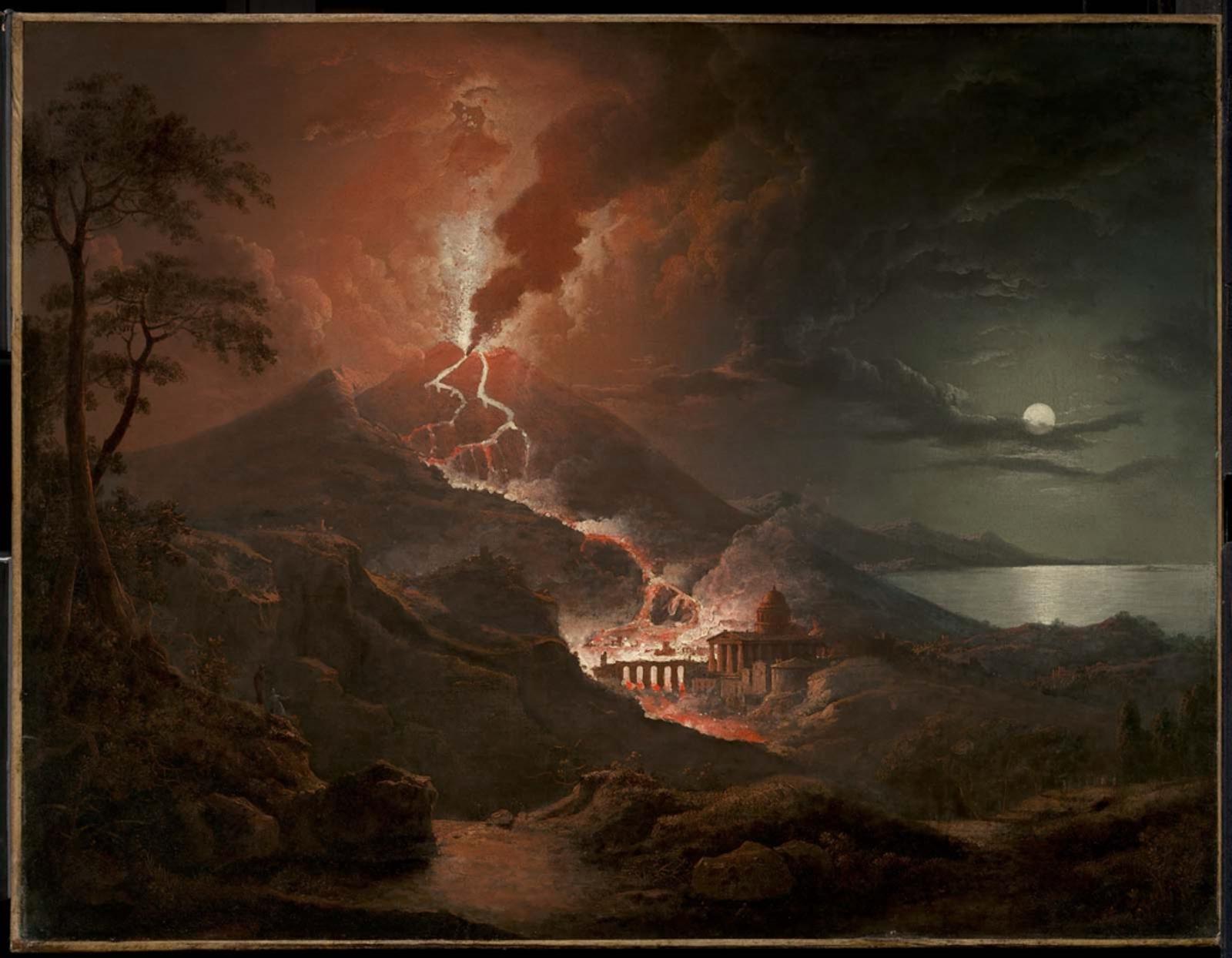 Eruption of Vesuvius with Destruction of a Roman City – Works – Museum of  Fine Arts, Boston