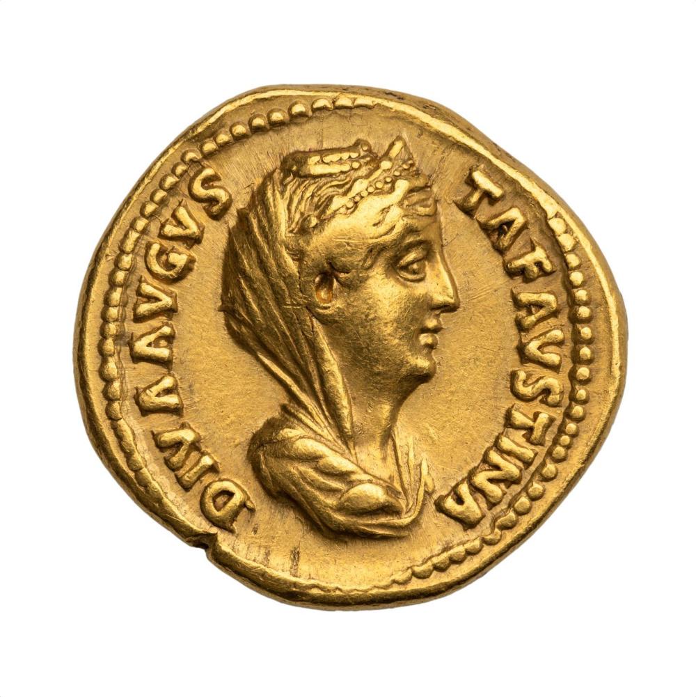 Aureus of Antoninus Pius with Bust of Faustina – Works – Museum of Fine ...