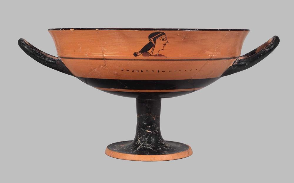 Drinking Cup (kylix) Depicting A Woman's Head – Works – Museum Of Fine ...